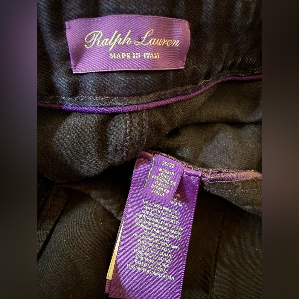 Ralph Lauren Purple Label Selvedge Denim Jeans Made In Italy READ - Picture 11 of 14